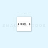 Changes Temporary Tattoo - Set of 3