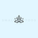 Motherhood Lotus Temporary Tattoo - Set of 3