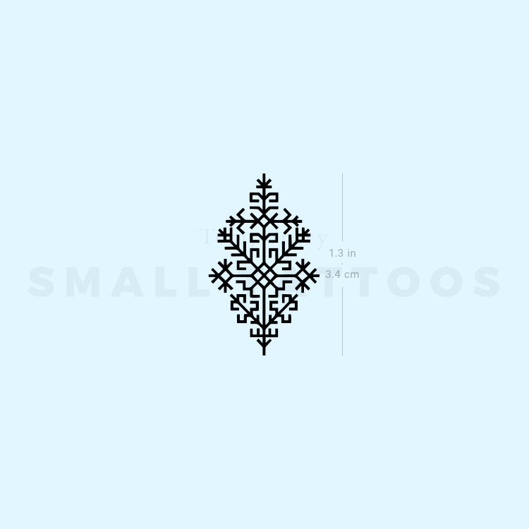 Tatuaje temporal del árbol de Austra - Juego de 3