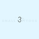 3 Temporary Tattoo - Set of 3