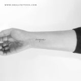 'Imagine' Temporary Tattoo (Set of 3)