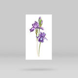 Iris Temporary Tattoo by Mini Lau (Set of 3)