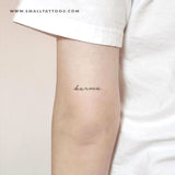'Karma' Temporary Tattoo (Set of 3)