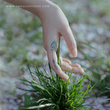 Lavender Temporary Tattoo by Zihee (Set of 3)