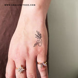 Leaf Head Woman Temporary Tattoo by Tukoi (Set of 3)