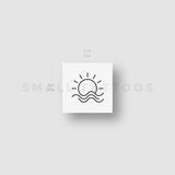 Sea Sunset Temporary Tattoo (Set of 3)
