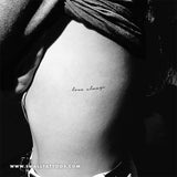 Love Always Temporary Tattoo (Set of 3)