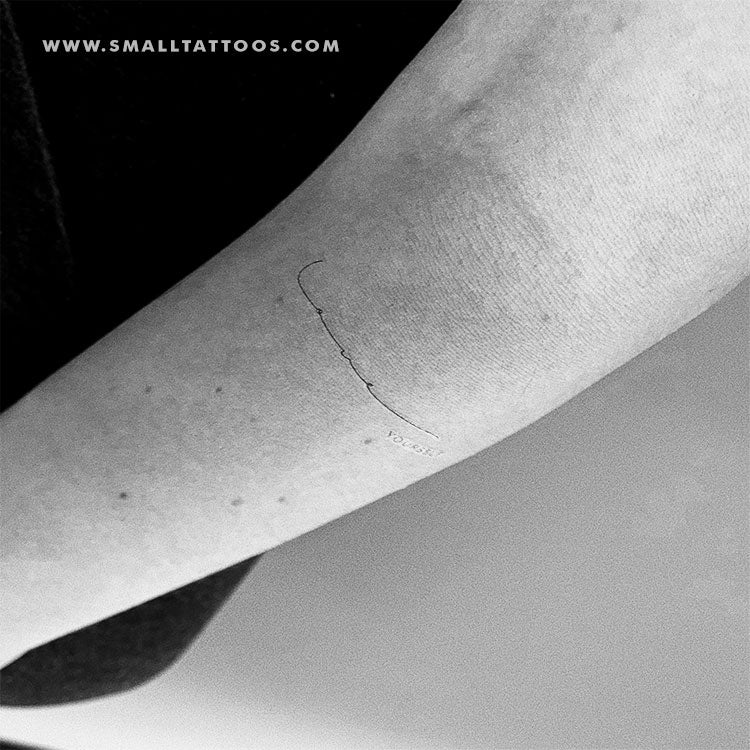 Tatuaje temporal "Ámate a ti mismo" de Harmlessberry (juego de 3)