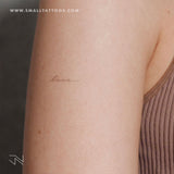 'Luce' by Jakenowicz Temporary Tattoo - Set of 3