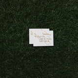 Without Struggle There Is No Progress Gold Temporary Tattoo (Set of 3)