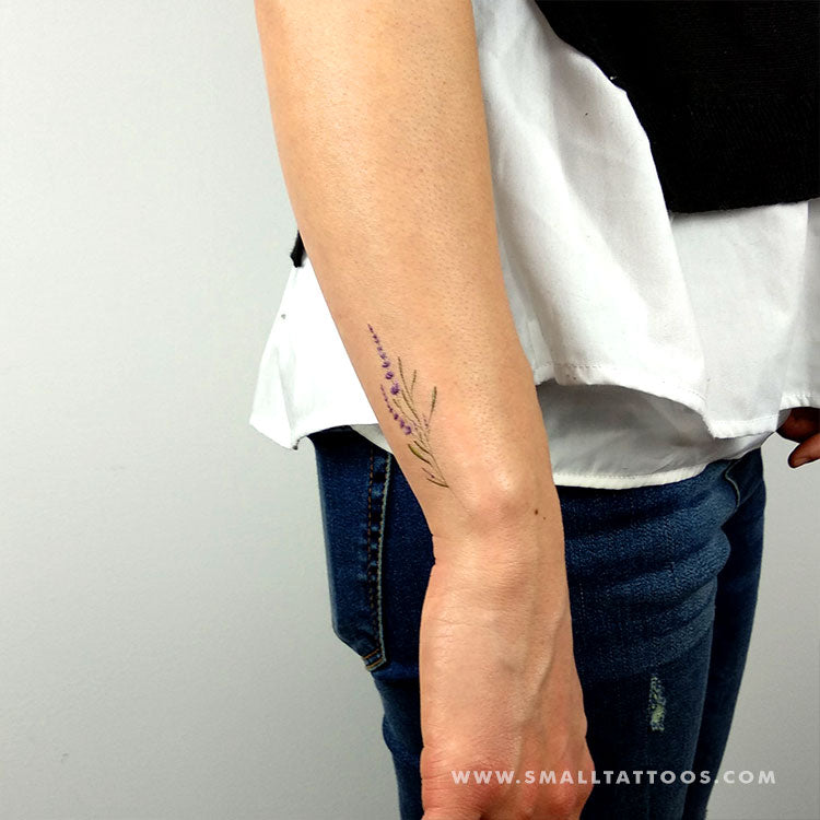 Lavender Temporary Tattoo by Mini Lau (Set of 3)