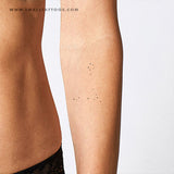 Minimalist Pisces Constellation Temporary Tattoo (Set of 3)