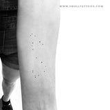 Minimalist Scorpius Constellation Temporary Tattoo (Set of 3)