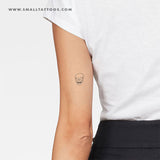 Minimalist Skull Temporary Tattoo (Set of 3)