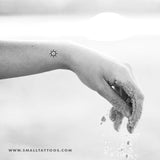 Sun Temporary Tattoo (Set of 3)