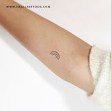 Minimal Rainbow Temporary Tattoo (Set of 3)