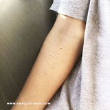 Minimalist Virgo Constellation Temporary Tattoo (Set of 3)
