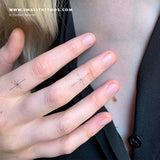 Morning Star Type I by Jakenowicz Temporary Tattoo - Set of 3