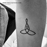 Mother And Child Symbol Temporary Tattoo (Set of 3)