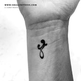 Mother Daughter Symbol Temporary Tattoo (Set of 3)