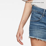 Music Media Controls Temporary Tattoo (Set of 3)