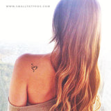 Music Heart Temporary Tattoo (Set of 3)