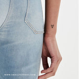 Neptune Planetary Symbol Temporary Tattoo (Set of 3)