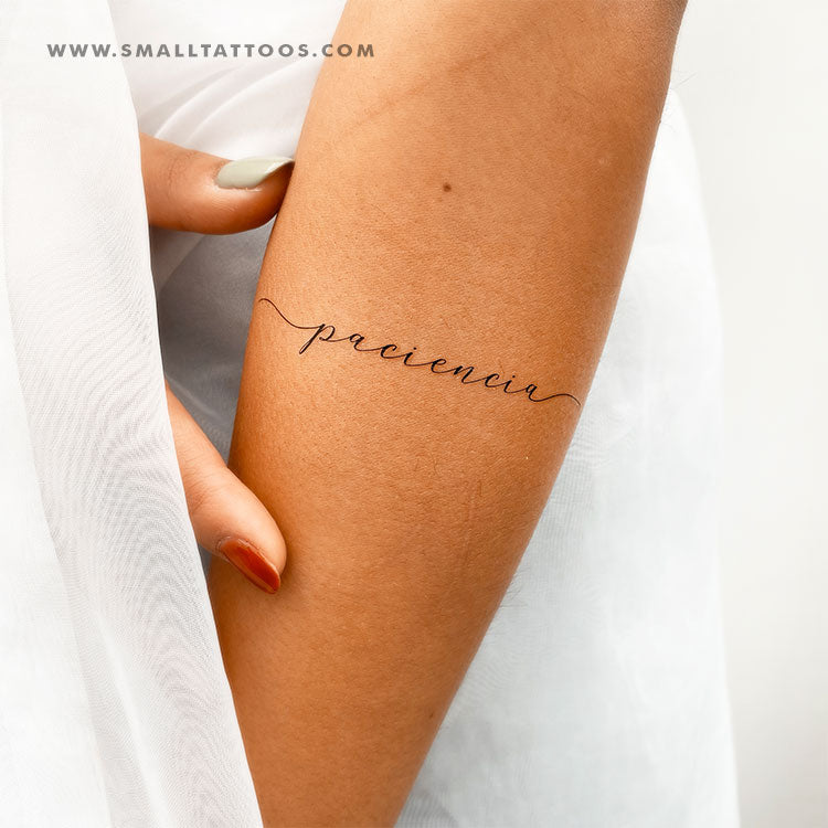 Tatuaje temporal Paciencia de 1991.ink (juego de 3)