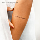 Paciencia Temporary Tattoo by 1991.ink (Set of 3)