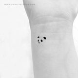 Panda Face Temporary Tattoo (Set of 3)