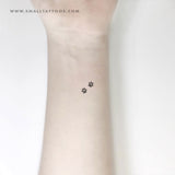 Paw Print Couple Temporary Tattoo (Set of 3)