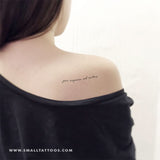 Per Aspera Ad Astra Temporary Tattoo (Set of 3)