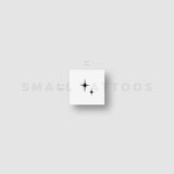 Small Shining Star Sparkles Temporary Tattoo (Set of 3)