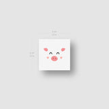 Pig Face Temporary Tattoo (Set of 3)