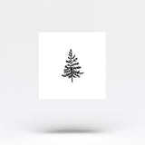 Small Pine Tree Temporary Tattoo (Set of 3)