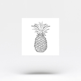 Pineapple Temporary Tattoo (Set of 3)