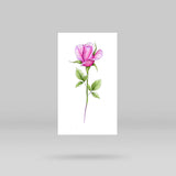 Three Roses Temporary Tattoo Set by Mini Lau (Set of 9)