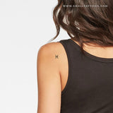 Pisces Zodiac Symbol Temporary Tattoo (Set of 3)