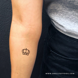 Queen Crown Temporary Tattoo (Set of 3)
