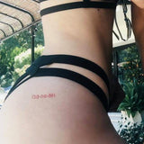 \ˈsa-nə-tē\ Temporary Tattoo (Set of 3)