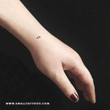Sagittarius Zodiac Symbol Temporary Tattoo (Set of 3)