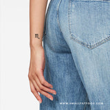 Scorpio Zodiac Symbol Temporary Tattoo (Set of 3)