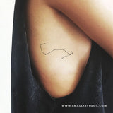 Scorpius Constellation Temporary Tattoo (Set of 3)