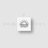 Sea Sunrise Temporary Tattoo (Set of 3)