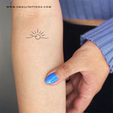 Wave Sunset Temporary Tattoo (Set of 3)