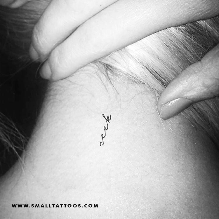 'Seek' Temporary Tattoo (Set of 3)