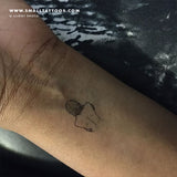 Self Love Woman Temporary Tattoo (Set of 3)