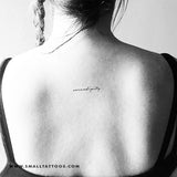 'Serendipity' Temporary Tattoo (Set of 3)