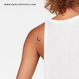 Crescent Moon Temporary Tattoo (Set of 3)