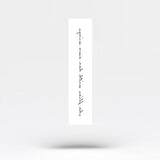 She Flies With Her Own Wings Temporary Tattoo (Set of 3)